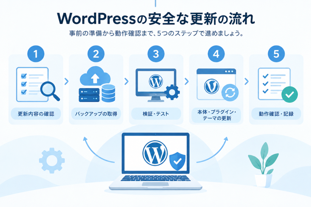 WordPressを安全に更新する手順